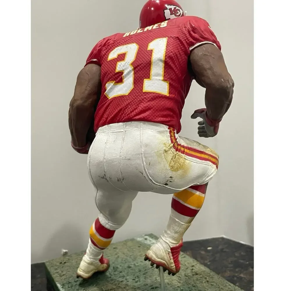 NFL KANSAS CITY CHIEFS #31 PRIEST HOLMES 11’FIGURE RED JERSEY 2004 COLLECTIBLE - Picture 3 of 16